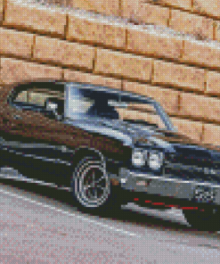 Black Chevy Chevelle Super Sport Diamond Painting