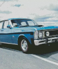 Blue Ford XY Falcon Diamond Painting