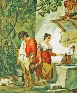 Bryullov An Interrupted Date Diamond Painting