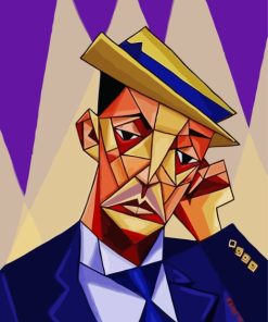 Buster Keaton Cubism Art Diamond Painting