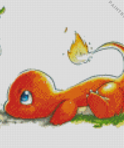 Charmander Diamond Painting