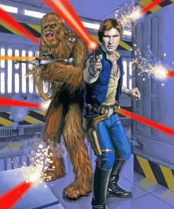 Chewbacca And Han Solo Diamond Painting