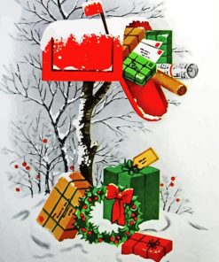 Christmas Mailbox Diamond Painting