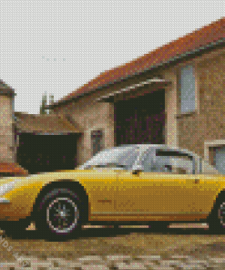 Classic Yellow Lotus Elan Diamond Painting