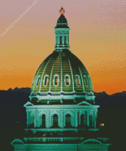 Colorado State Capitol Dome Diamond Painting