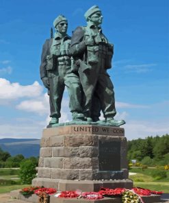 Commando Memorial at Spean Bridge Diamond Painting