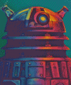 Dalek Robot Art Diamond Painting