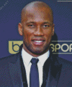 Didier Drogba In Suit Diamond Painting