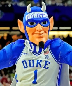 Duke Blue Devils Mascot Diamond Painting