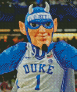 Duke Blue Devils Mascot Diamond Painting