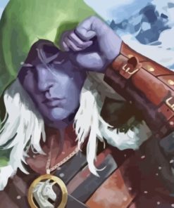 Dungeons Dragons Drizzt Dourden Diamond Painting