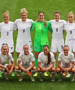 England Womens Football Team Diamond Painting