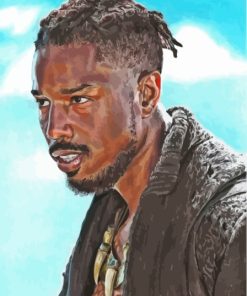 Erik Killmonger Michael B Jordan Diamond Painting