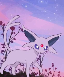 Espeon Art Diamond Painting