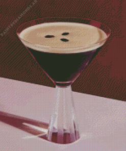 Espresso Martini Glass Diamond Painting