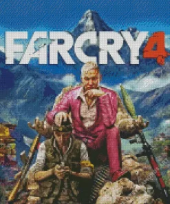 Far Cry 4 Game Poster Diamond Painting