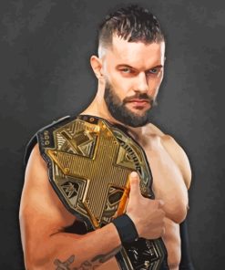 Finn Balor Wrestler Diamond Painting