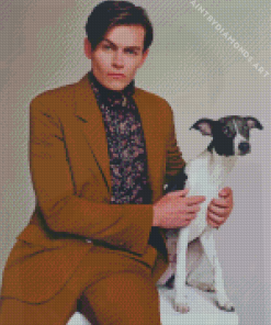 Freddy Carter And Dog Diamond Painting