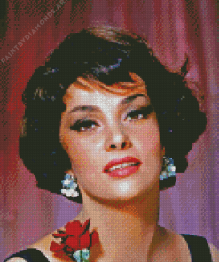 Gina Lollobrigida Diamond Painting