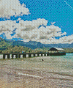 Hanalei Bay Pier Diamond Painting