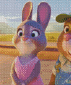 Hares Zootopia Diamond Painting