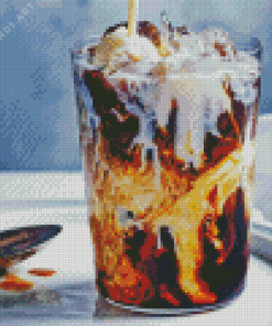 Iced Coffee Diamond Painting