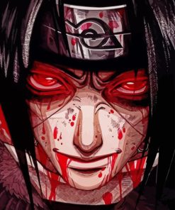 Itachi Uchiha Red Eyes Diamond Painting