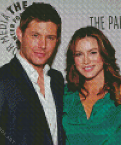 Jensen Ackles and His Wife Diamond Painting