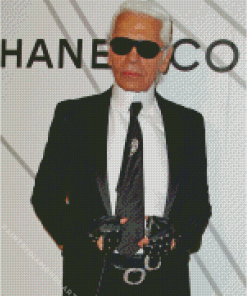 Karl Lagerfeld Big Fashion Designer Diamond Painting