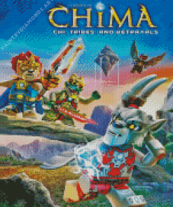 Legends of Chima Poster Diamond Painting