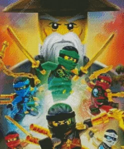 Lego Ninjago Animation Diamond Painting