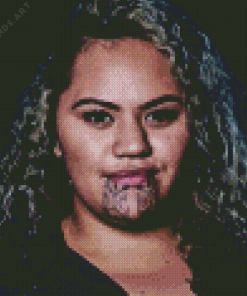 Maori Woman With Moko Diamond Painting