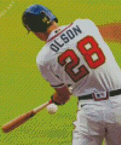 Matt Olson Player Diamond Painting