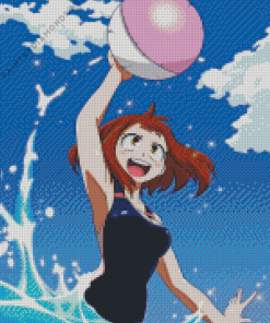 Ochaco Uraraka Diamond Painting