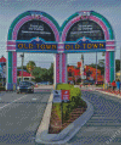 Old Town Kissimmee Florida Diamond Painting