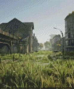 Overgrown City Diamond Painting