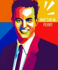 Pop Art Matthew Perry Diamond Painting