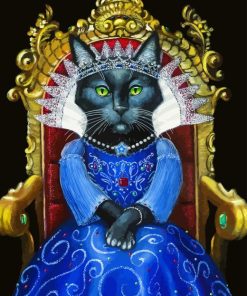 Queen Kitty Diamond Painting