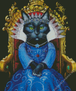 Queen Kitty Diamond Painting