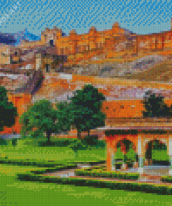 Rajasthan Amber Palace Diamond Painting