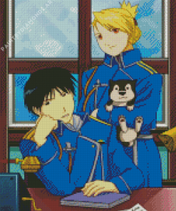 Roy Mustang And Riza Hawkeye Diamond Painting