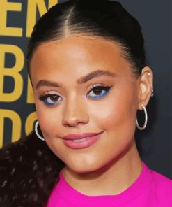 Sarah Jeffery Face Diamond Painting