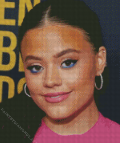 Sarah Jeffery Face Diamond Painting