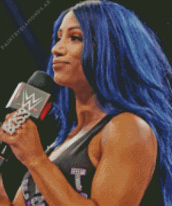 Sasha Banks American Wrestler Diamond Painting