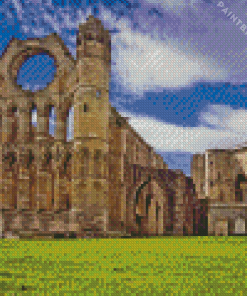 Scotland Elgin Cathedral Diamond Painting