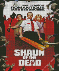 Shaun of The Dead Movie Poster Diamond Painting