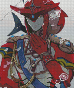 Sidon Zelda Game Diamond Painting