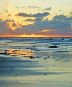 Sunrise in Wildwood New Jersey Diamond Painting