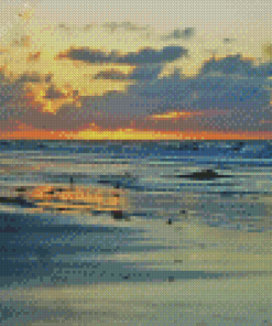 Sunrise in Wildwood New Jersey Diamond Painting