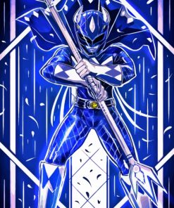 Super Blue Power Ranger Art Diamond Painting